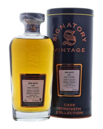 Ben Nevis 26yo 1991/2018 | Signatory Vintage Cask Strength Collection #2376
