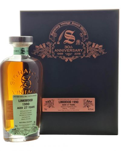 Linkwood 27yo 1990/2018 | Signatory Vintage 30th Anniversary #9735