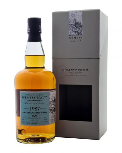 Bunnahabhain 31yo 1987/2018 Single Cask | Wemyss Malts – Heather and Leather