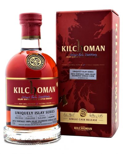 Kilchoman 2012/2020 unpeated Oloroso #552 | Uniquely Islay Series