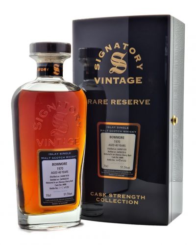 Bowmore 40yo 1970/2010 | Signatory Vintage Cask Strength Collection Rare Reserve #4686