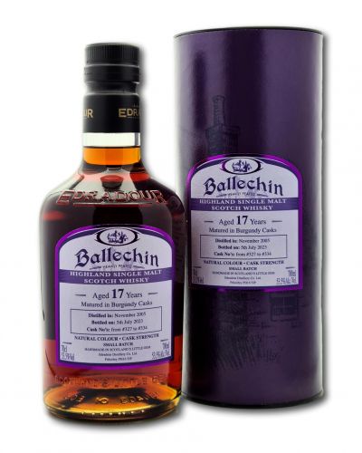Ballechin 17yo 2005/2023 Burgundy Casks #327-334