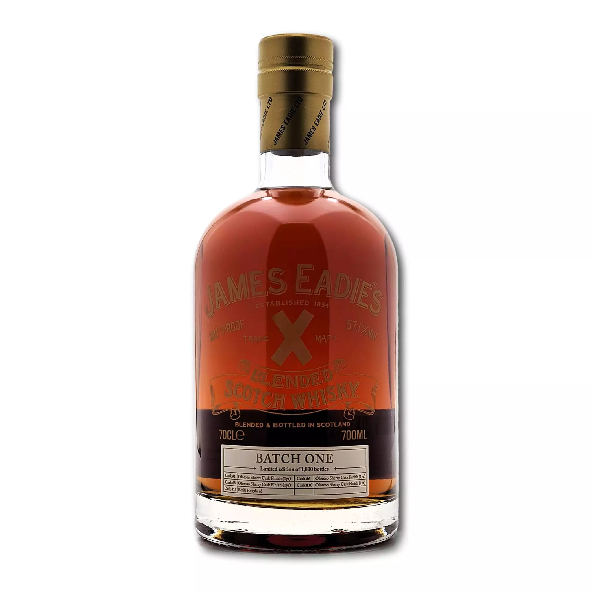 James Eadie’s Trade Mark X | 100° Proof – 57,1% | Batch One | 2025