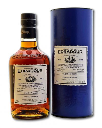 Edradour 10yo 2015/2025 | Small Batch PX Sherry Casks | 200th Anniversary bottling