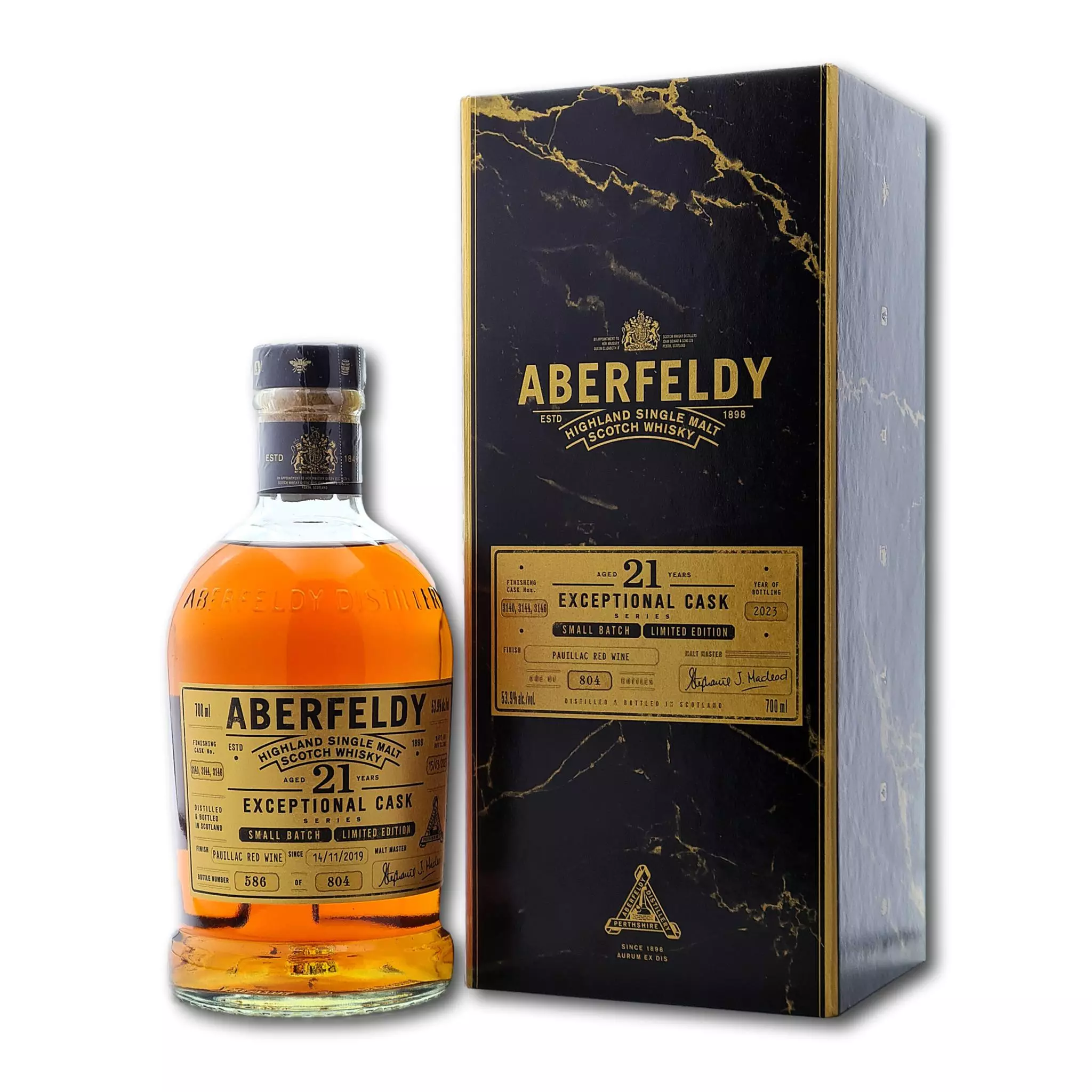 Aberfeldy 21yo 2002/2023 | Exceptional Cask Series |  Pauliac Red Wine Finish | 53,9%