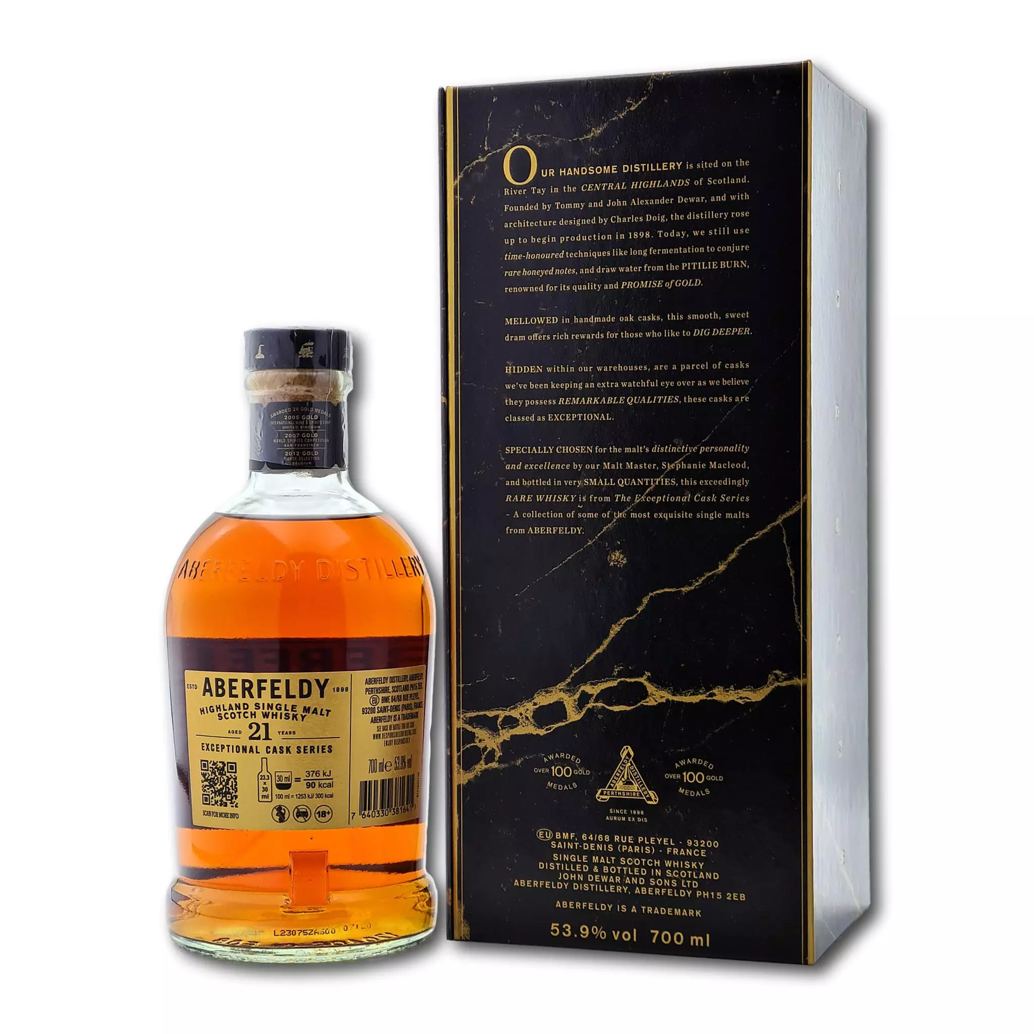 Aberfeldy 21yo 2002/2023 | Exceptional Cask Series |  Pauliac Red Wine Finish | 53,9%