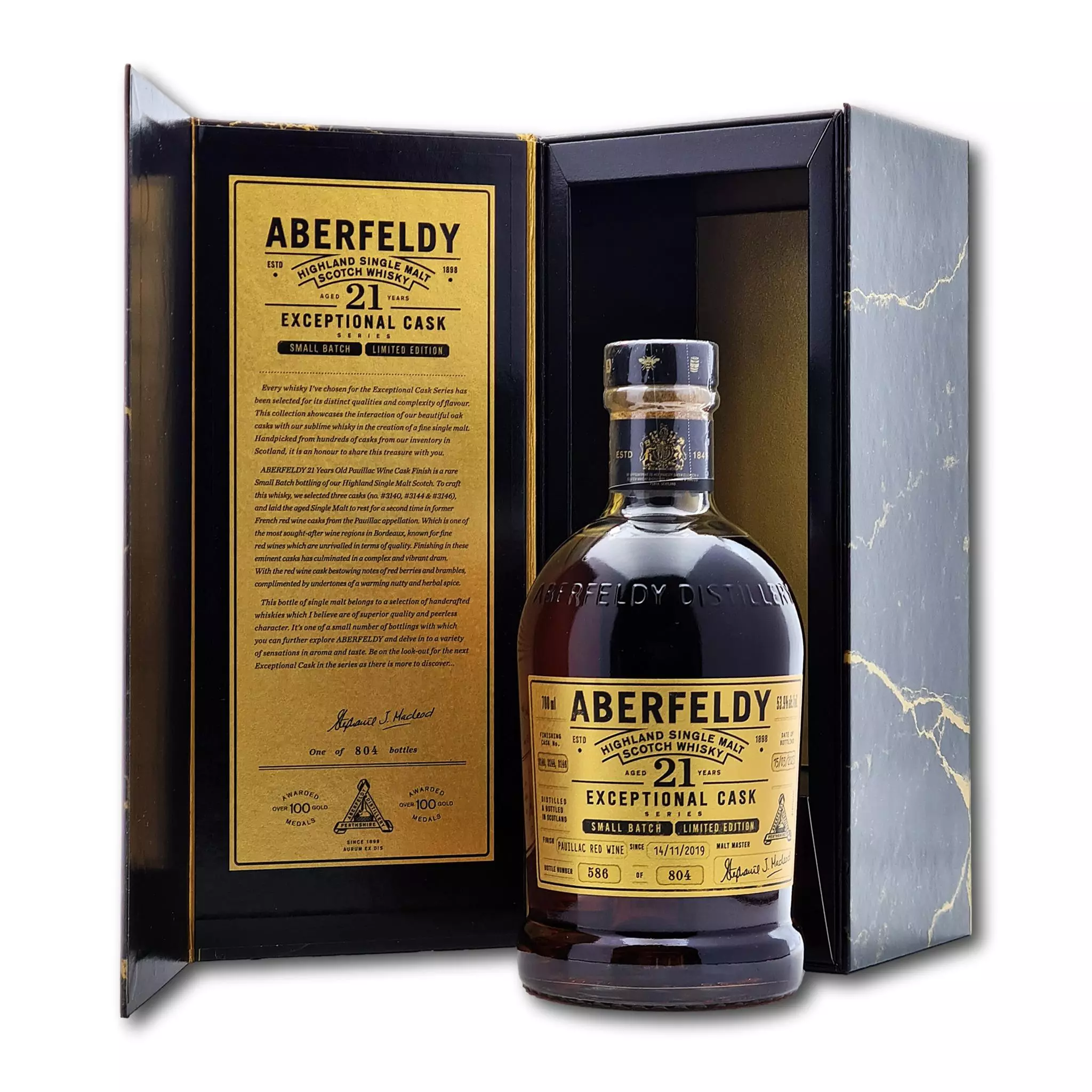Aberfeldy 21yo 2002/2023 | Exceptional Cask Series |  Pauliac Red Wine Finish | 53,9%