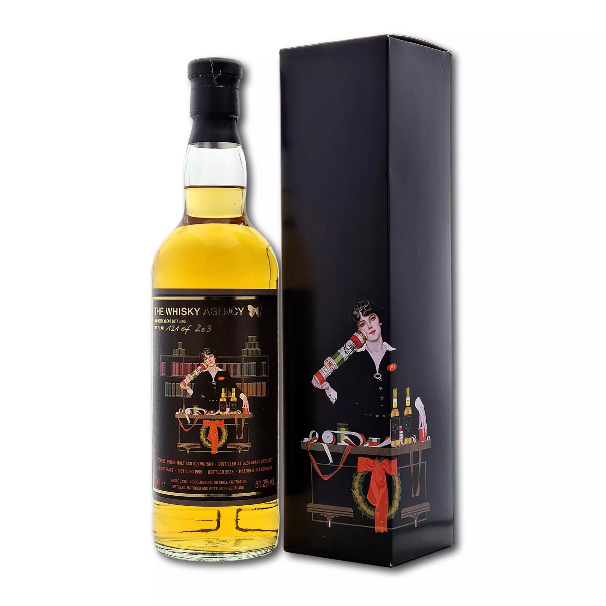 Glen Grant 25yo 1999/2025 Hogshead | The Whisky Agency – Wave farewell to 2025 | 51,2%