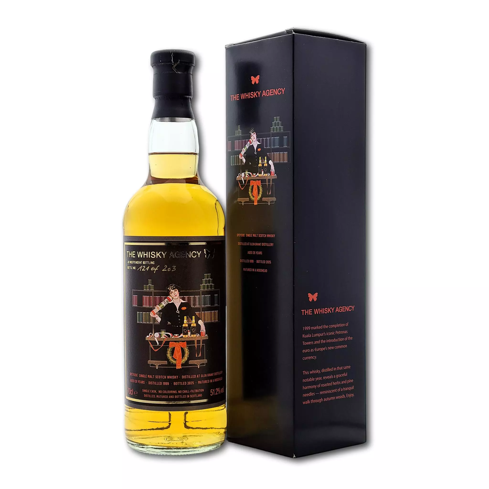 Glen Grant 25yo 1999/2025 Hogshead | The Whisky Agency – Wave farewell to 2025 | 51,2%