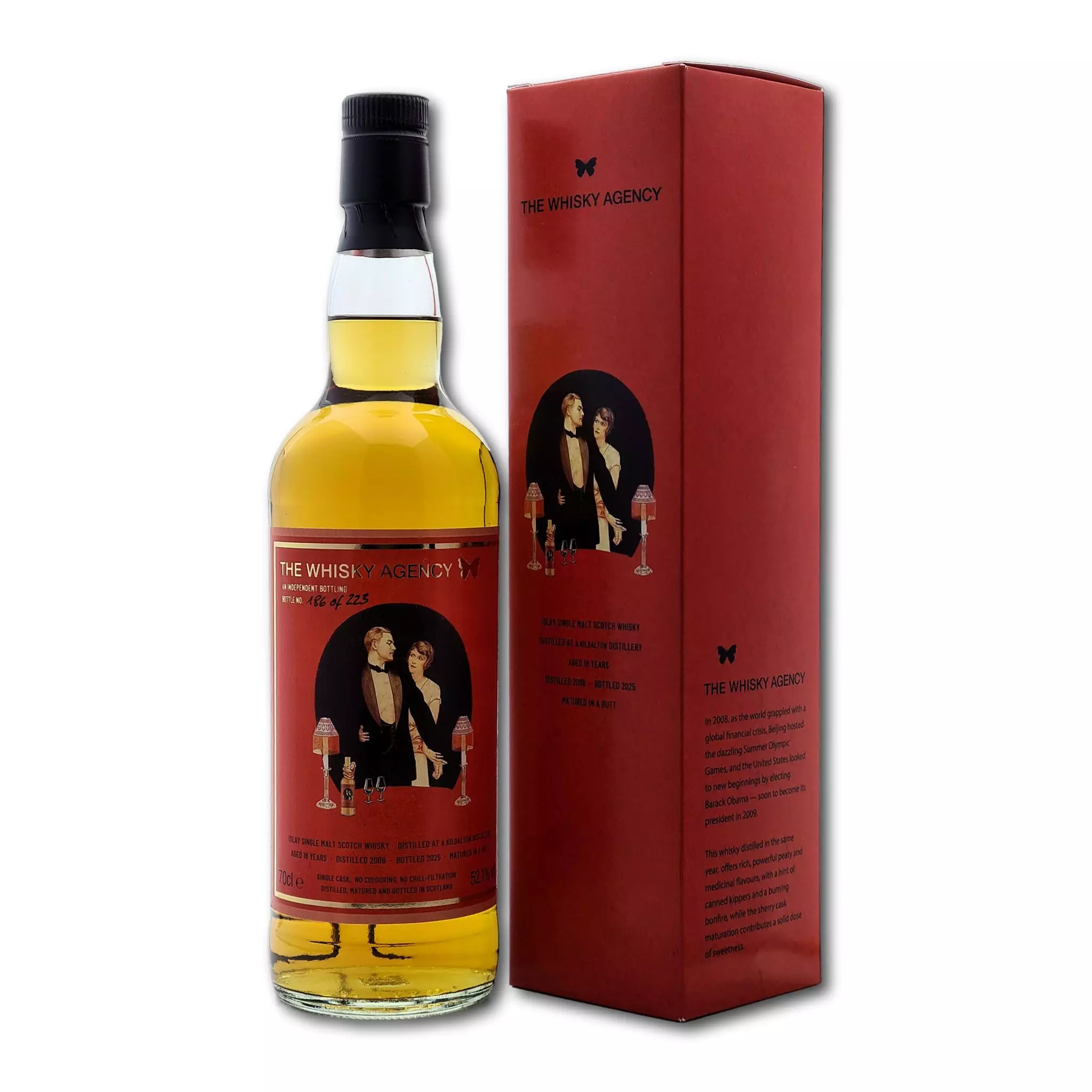 Kildalton 16yo 2008/2025 | The Whisky Agency – Wave Farewell To 2025 | 52,1%